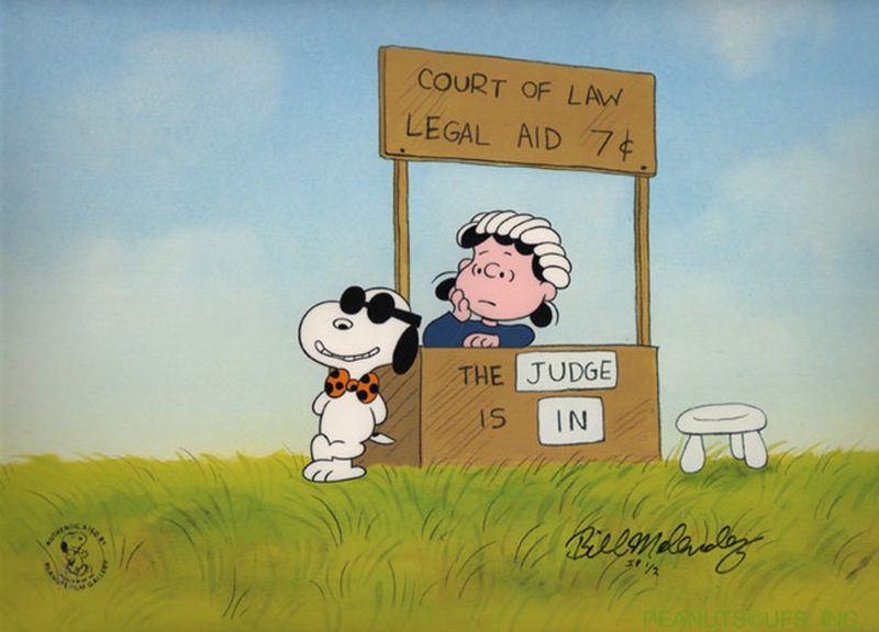 Snoopy's Role as Legal Beagle