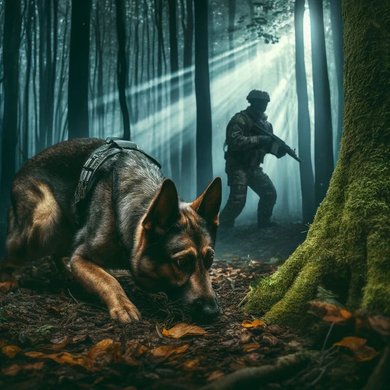 The Brave German Shepherd