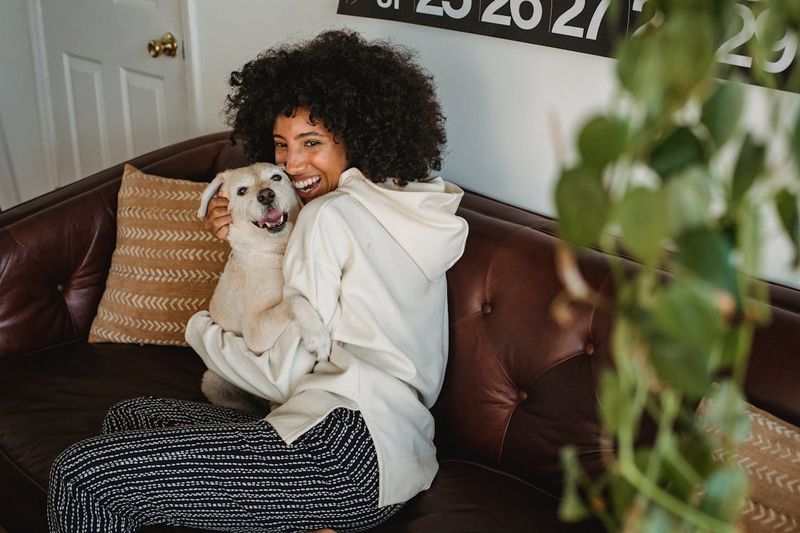 Snuggling with Owner