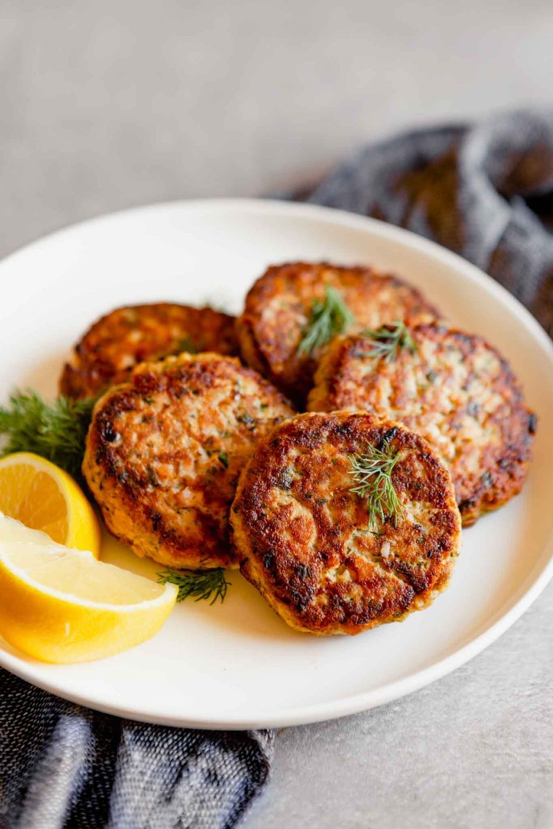 Salmon and Sweet Potato Cakes