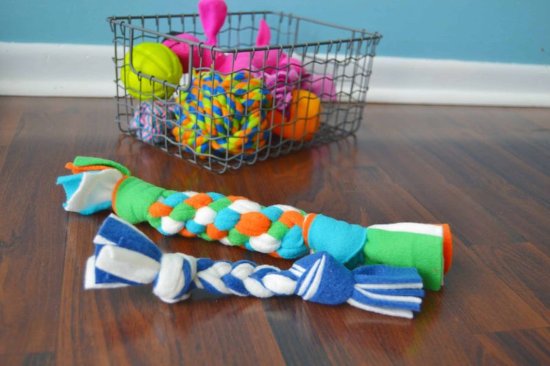 Braid Fleece Chew Toy