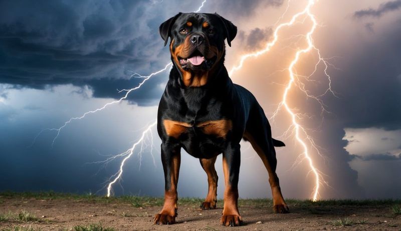 Bella, the Watchful Rottweiler