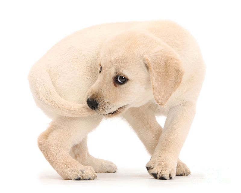 Playful Tail Chasing